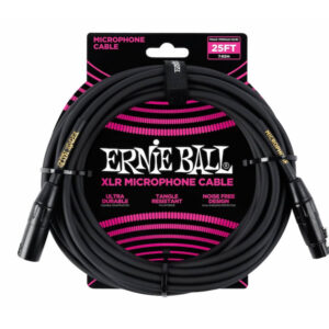 Ernie Ball 6073 7.62m Male / Female XLR Microphone Cable