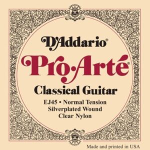 D’Addario EJ45 Classical Nylon Guitar Strings – Normal Gauge 28-43